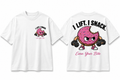 I Lift. I Snack.™️ Oversized “Earn Your Bite Tee” WHITE.